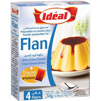 Ideal flan cream caramel 50g