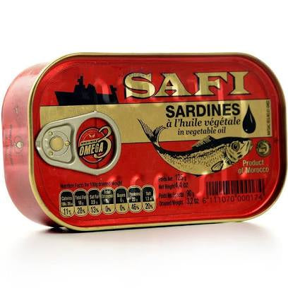 Safi sardine in vegetable oil 125g