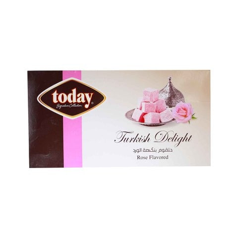 Today turkish delight rose flavored.