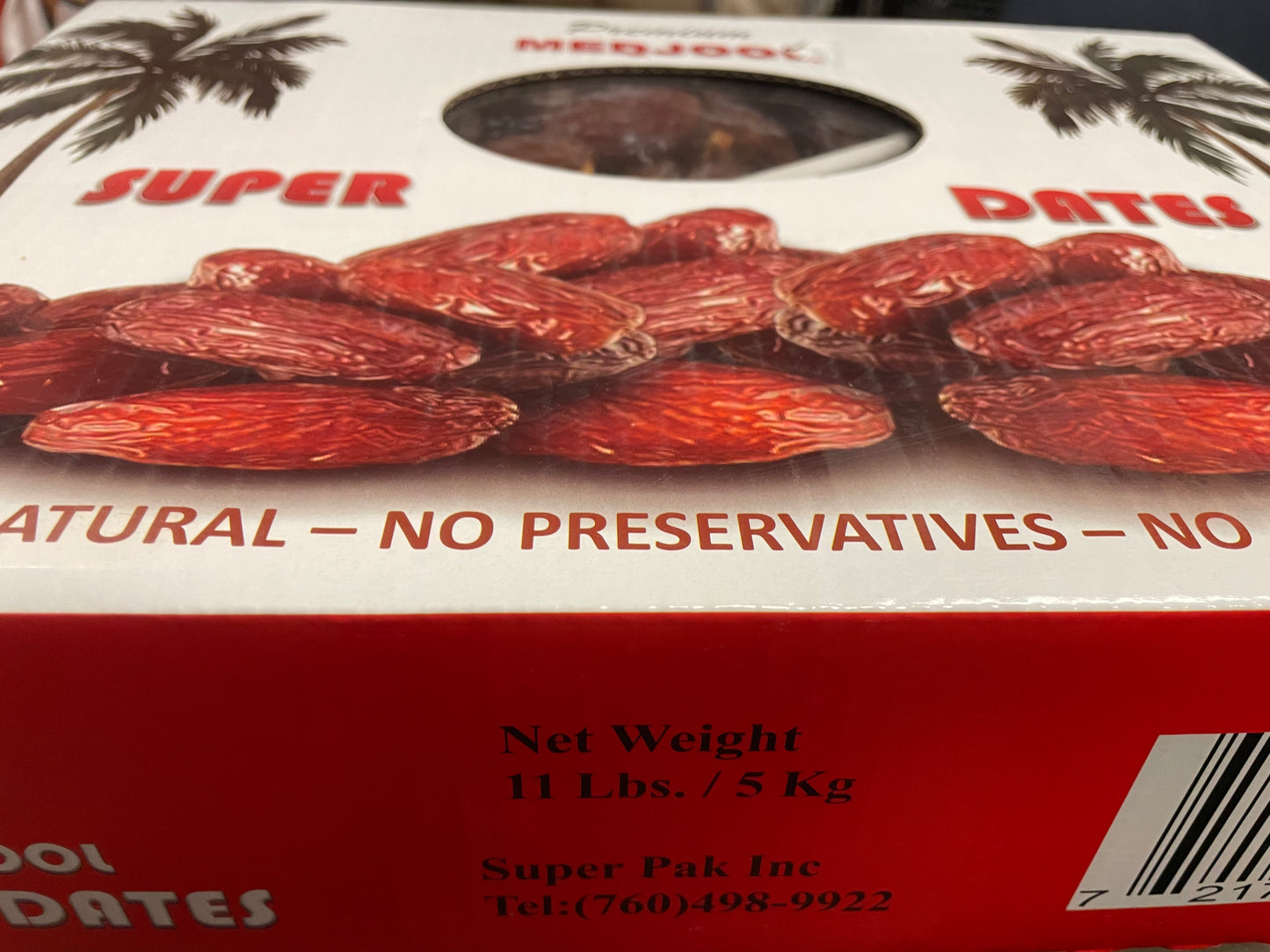 Super Premium Medjool date 11lb