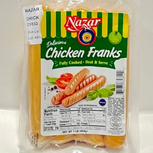 Nazar chicken franks 1lb