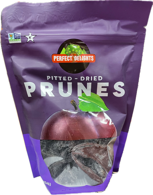 Perfect delight pitted dried prunes