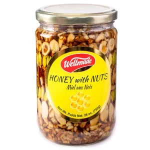 Wellmade honey with nuts 750G