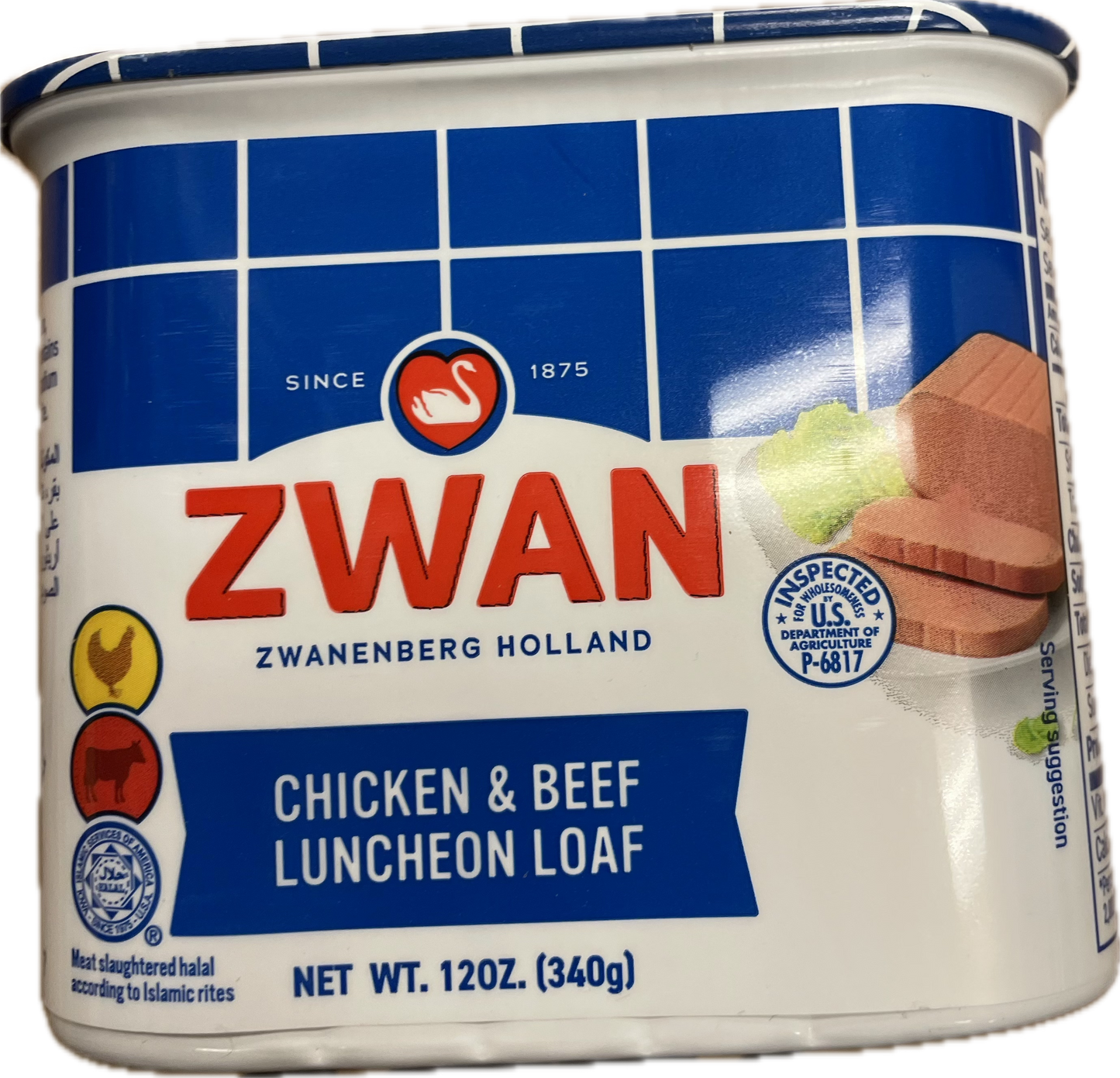 Zwan chicken & beef luncheon 12oz