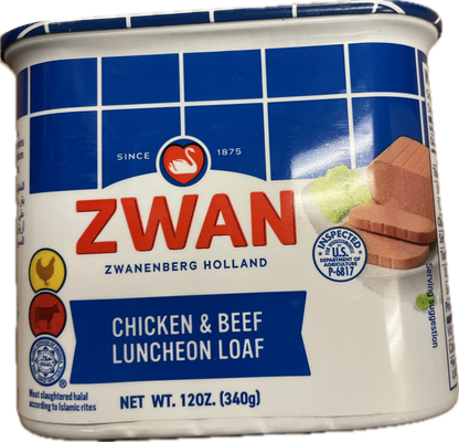 Zwan chicken & beef luncheon 12oz