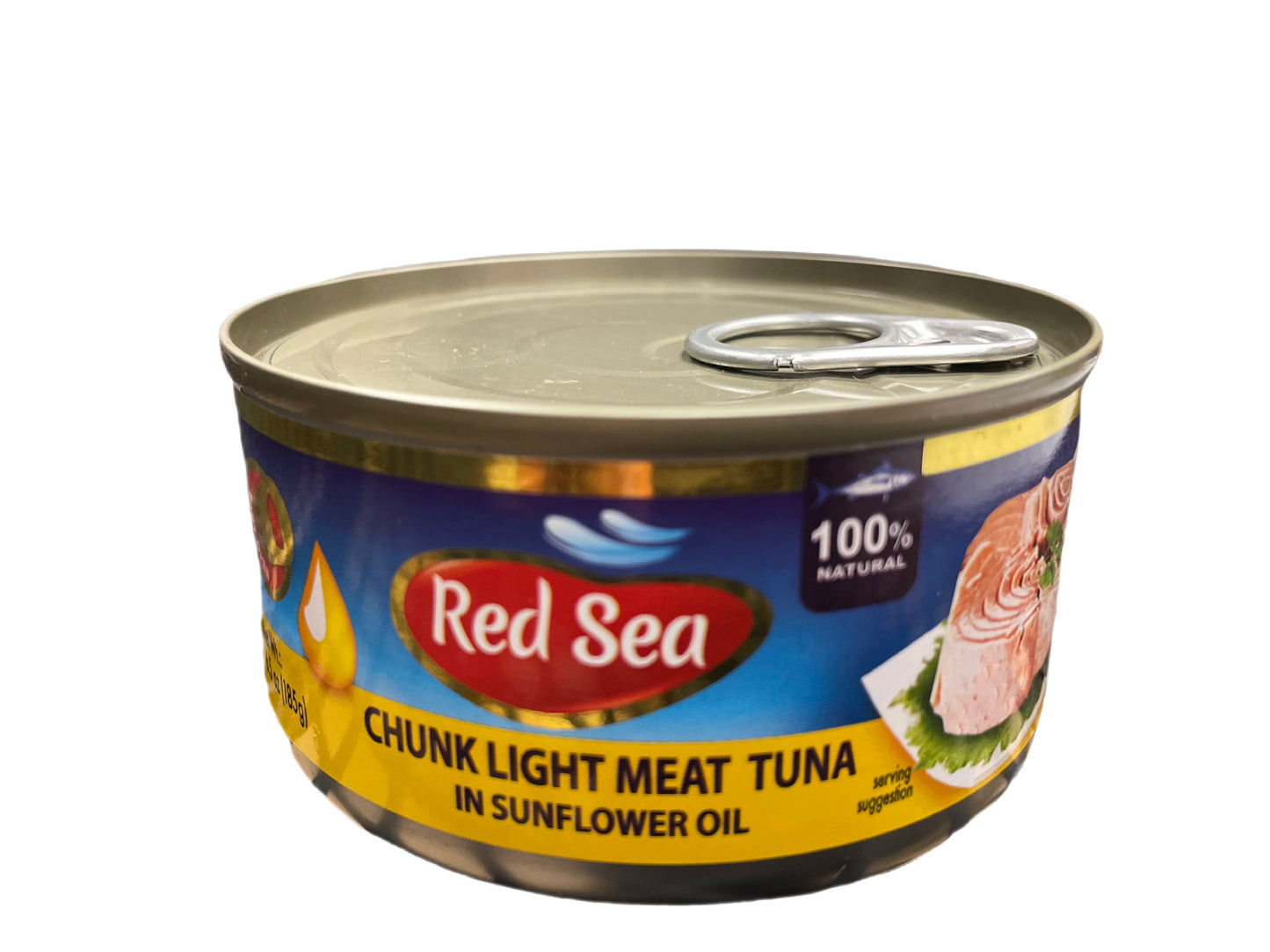 Red sea solid tuna in sunflower oil 185g