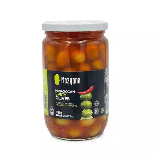 Mazyana spicy green olive 380g