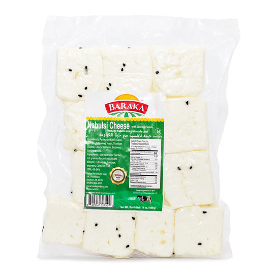 Baraka Nabulsi cheese with caraway 14oz