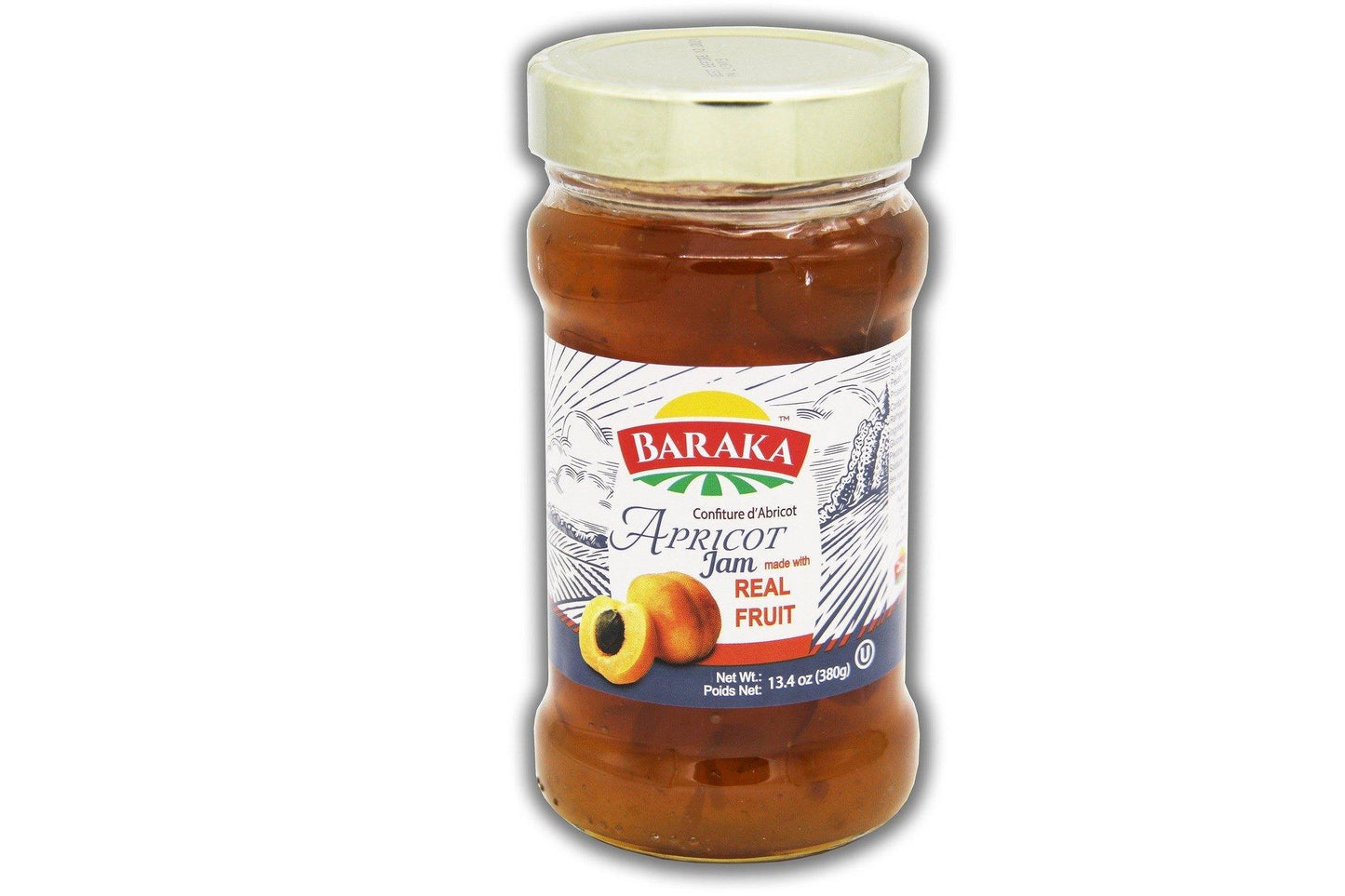 Baraka jam apricot 380g