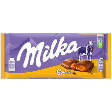 Milka bar Carmel 100g