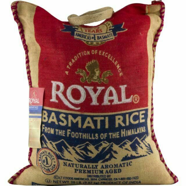 Royal Basmati rice 20Lb