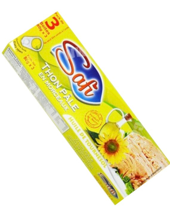 Safi tuna with sunflower oil 3*80g