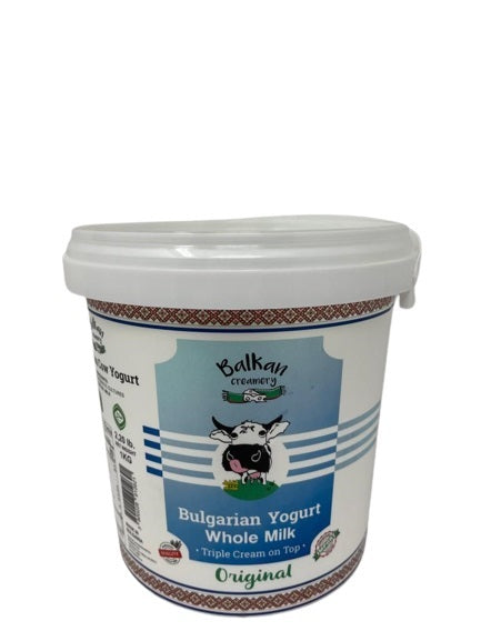 Balkanica yogurt triple cream on top plain 1kg