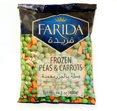 Farida frozen pease & carrots 400g