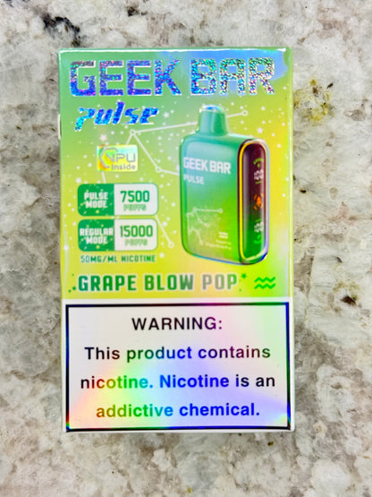 Geek Bar (Grape Blow Pop)