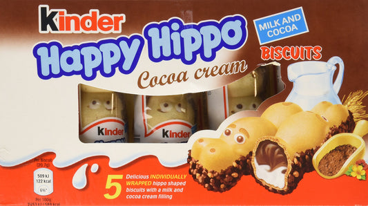 Kinder happy hippo 5 individual wrapped