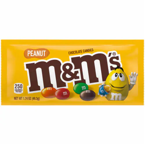 M&MS peanuts chocolate candy