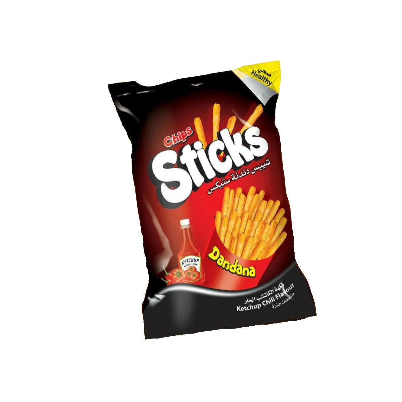 Sticks chips Dandana ketchup chili flavour