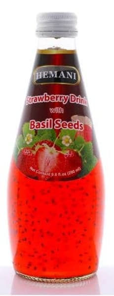 Hemani basil seed drink(strawberry)