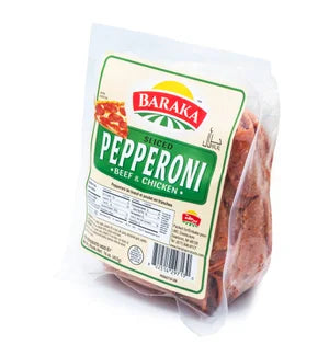 Baraka sliced pepperoni beef &chicken 1Lb