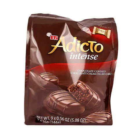 Adicto intense Choclate cream filled cake 9x16G