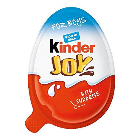 Kinder joy chocolate egg boy