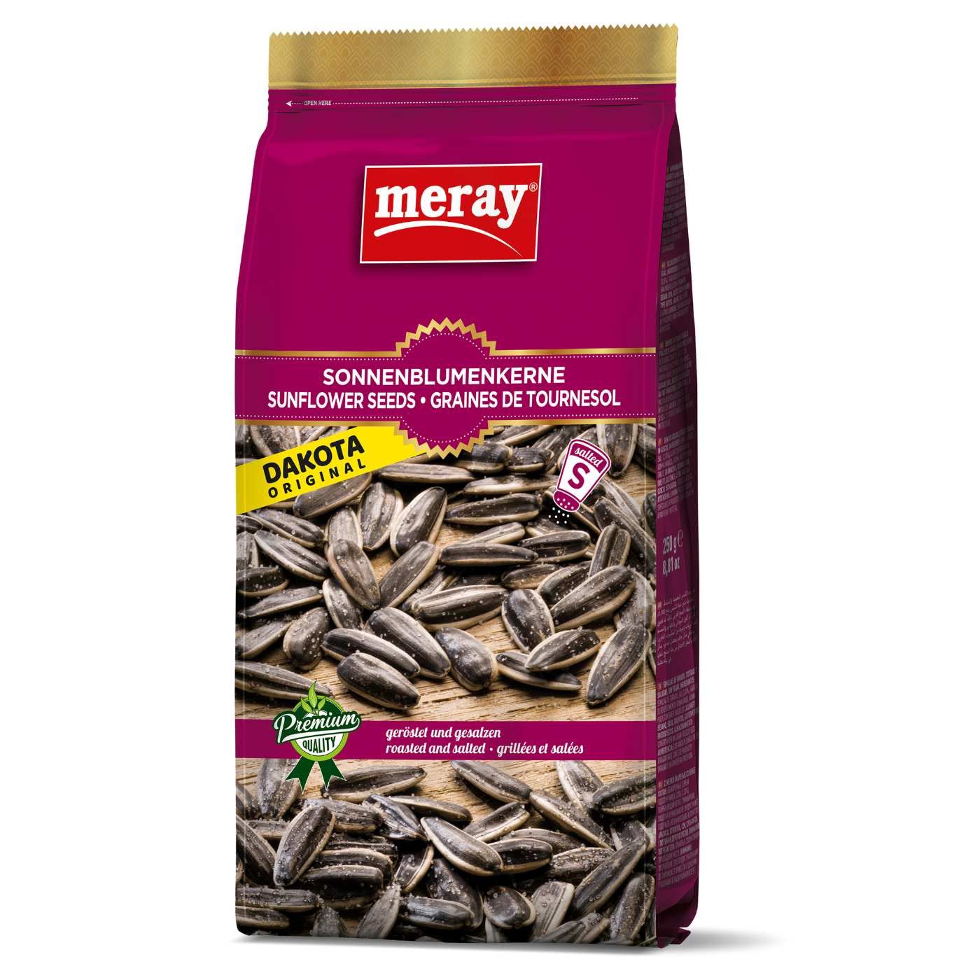 Meray sunflower seeds dakota roasted & salted 125g