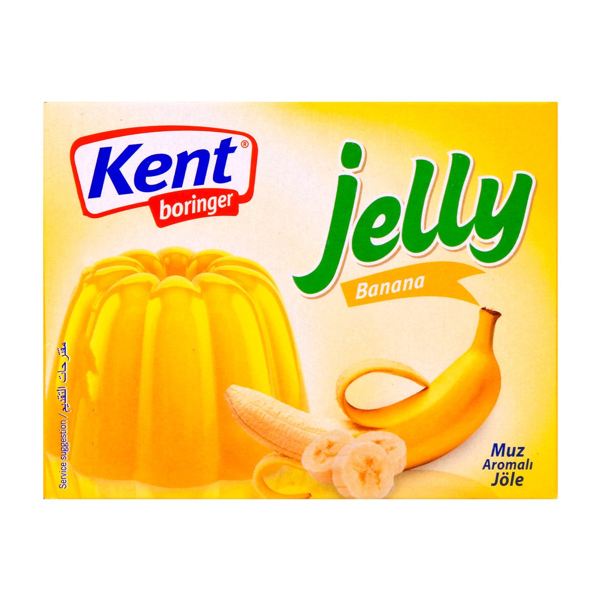 Kent jelly banana flavoured 3oz