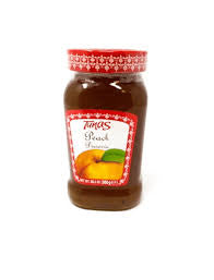 Tunas peach jam 28.2 OZ