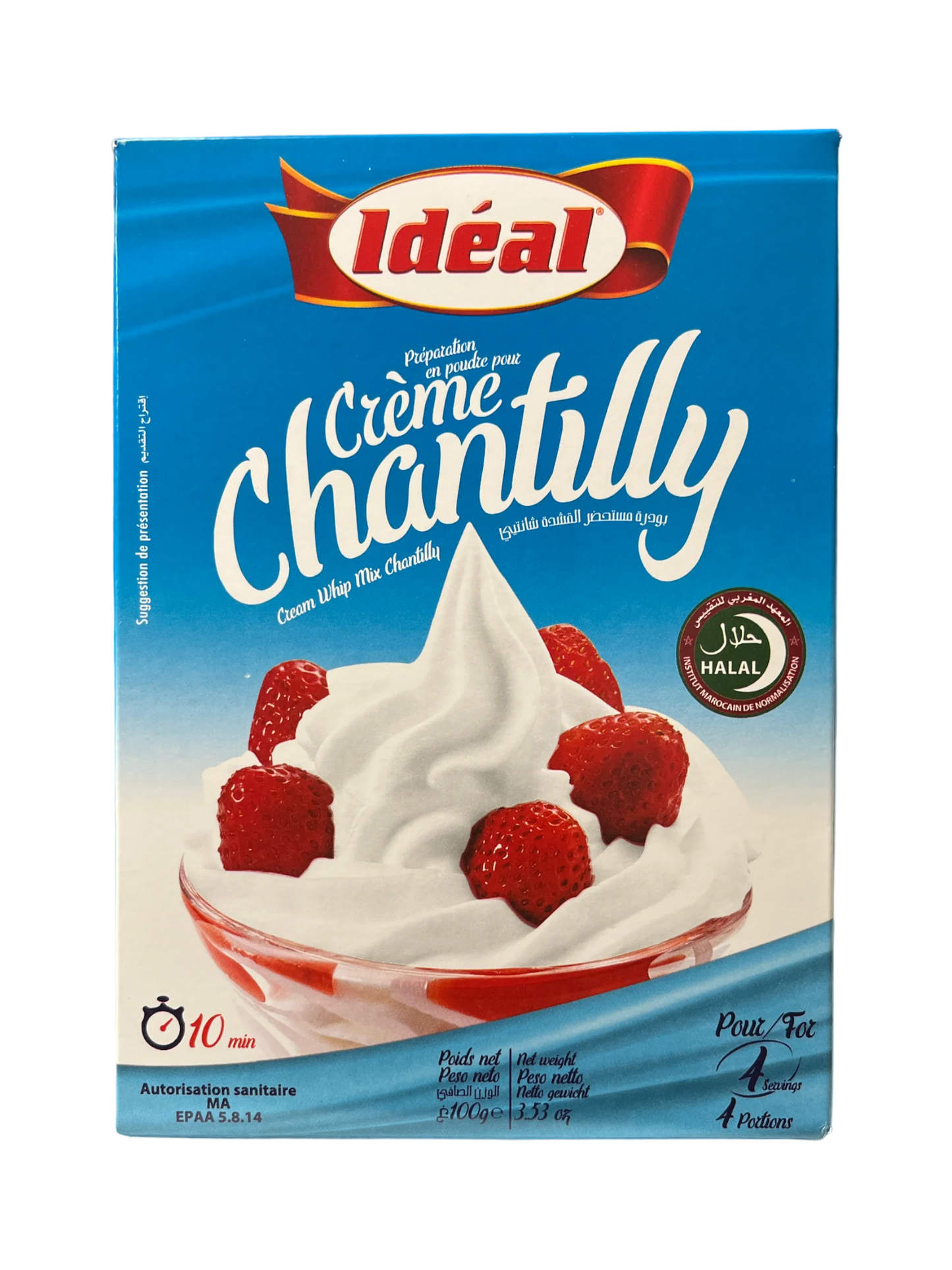 Ideal whipped cream