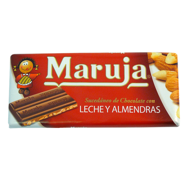 Maruja chocolate with milk &almond 150g