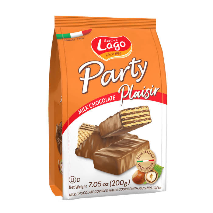 Lago party plaisir chocolate covered 200g