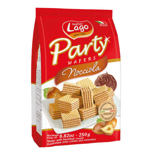 Lago Party wafers hazelnut 250g