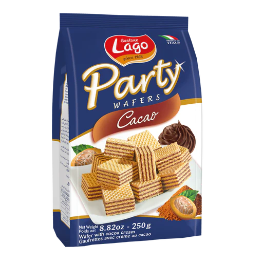 Lago Party Wafers Chocolate 250G