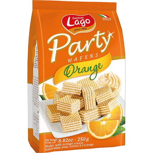 Lago Party wafers orange 250g