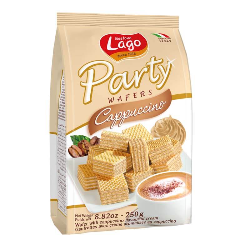 Lago Party Wafers cappuccino 250g