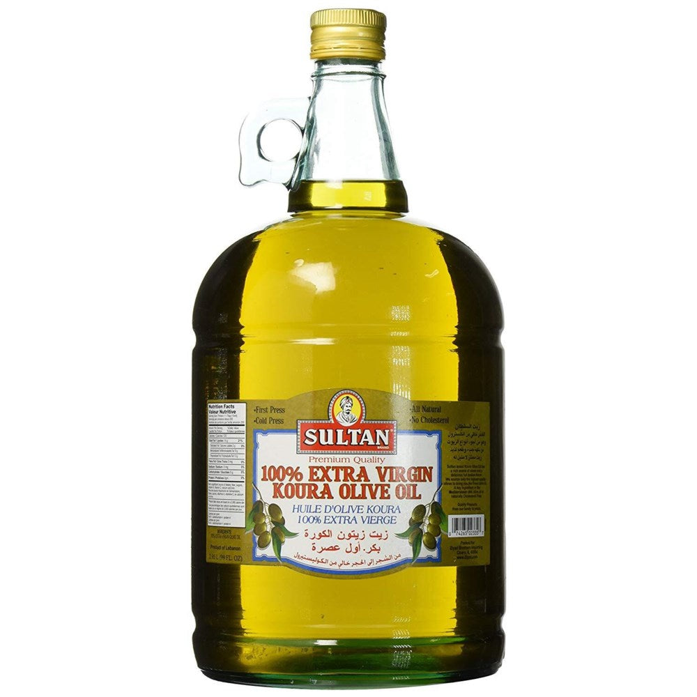 Sultan 100% Extra Virgin Koura Olive Oil 2.85L