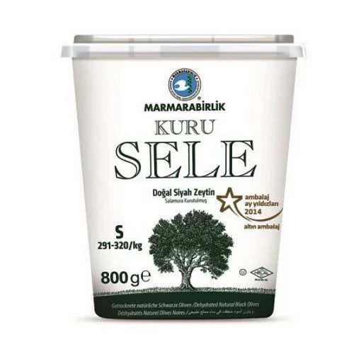 Mb Gemlik dried black olive s kuru sele 800g