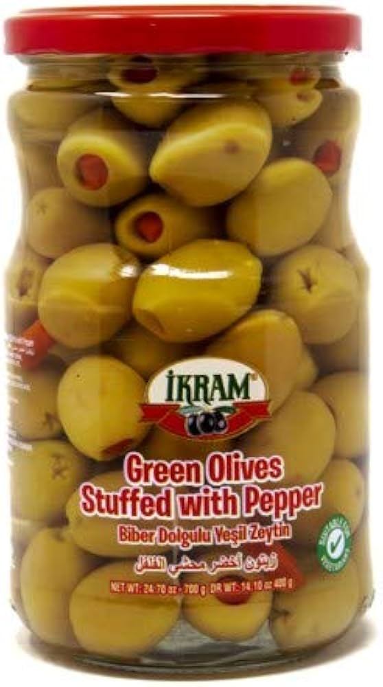 Ikram Green olive stuffed pepper 700g