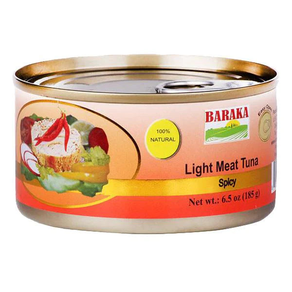 Baraka light meat tuna spicy 185g