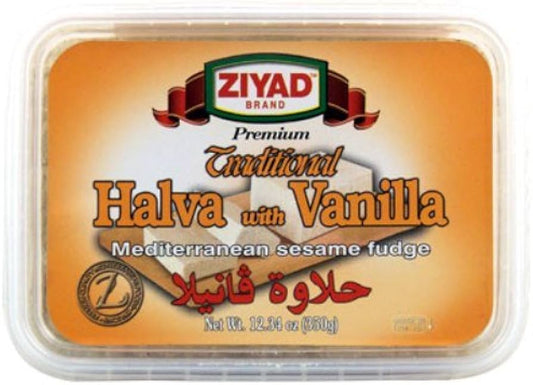 Ziyad Halva plain with Vanilla 12.3 oz