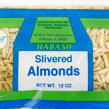 Habash Blanched Silvered Almonds 12 OZ