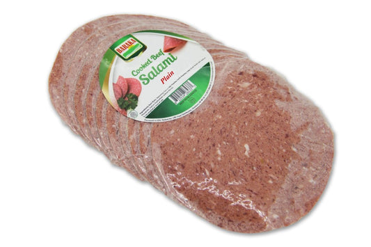 Baraka Cooked beef salami plain.