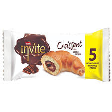 Invite chocolate filled croissant