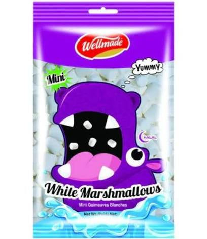 Wellmade mini white marshmallows 150g