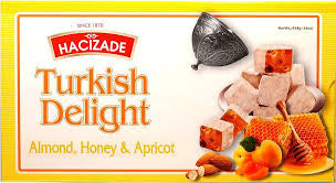 Hacizade Turkish Delight almond honey and apricot 16oz