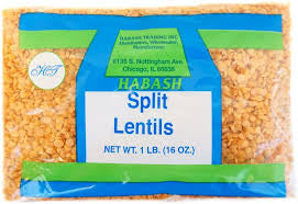 Habash Split Lentils 16 OZ