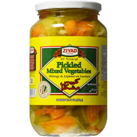 Ziyad pickled mixed vegetables 22oz