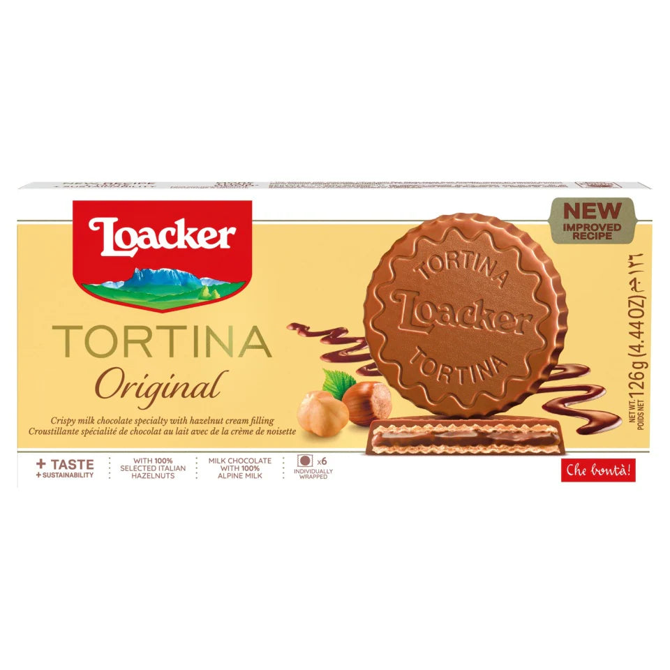 Loacker tortina hazelnut original 126g