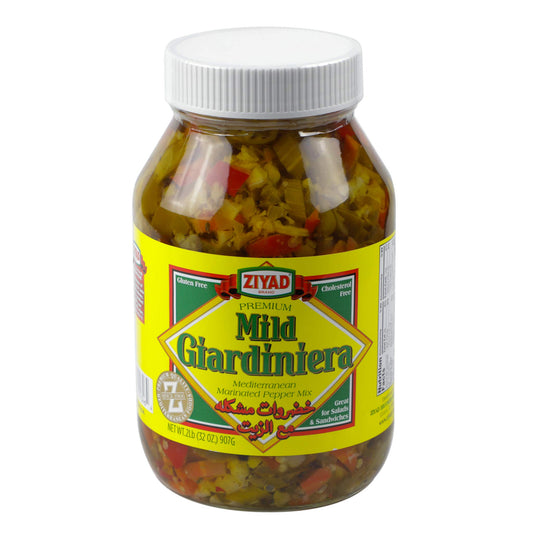 Ziyad premium hot giardiniera 32oz